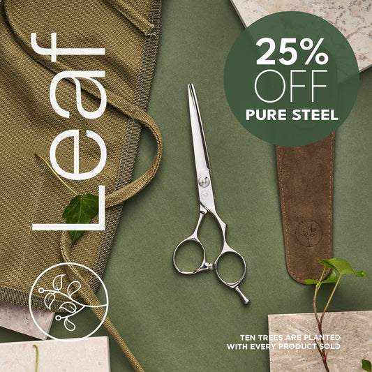 Leaf Scissors - Pure Steel